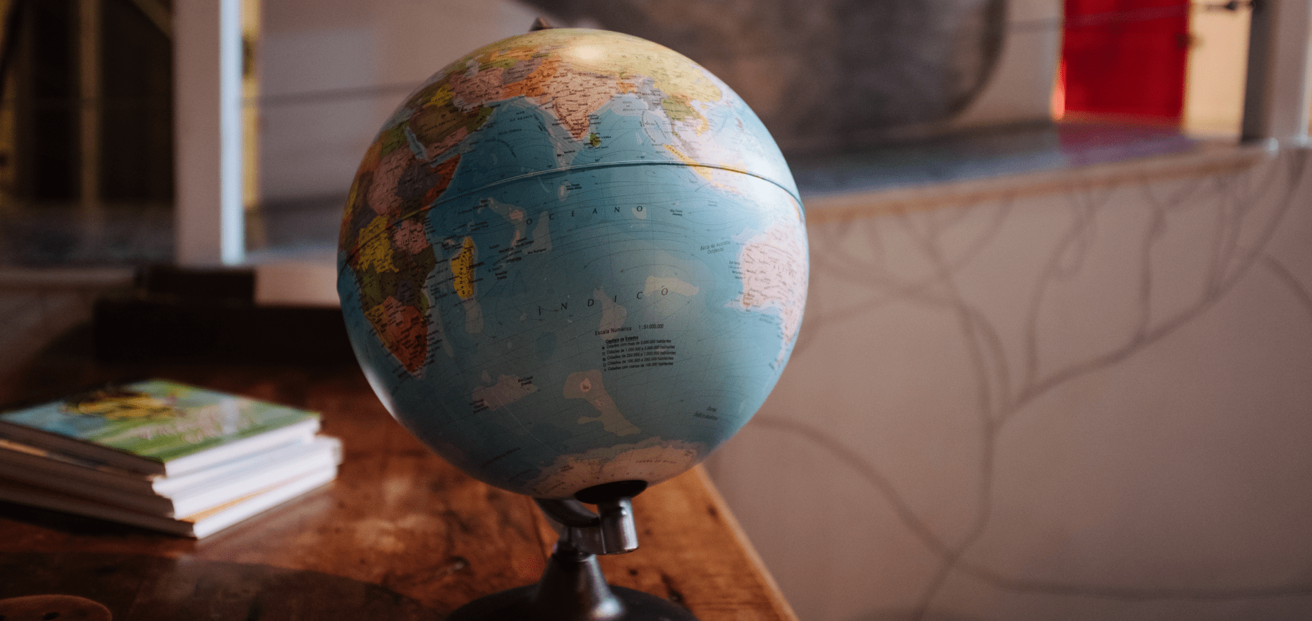 World Globe on a desk