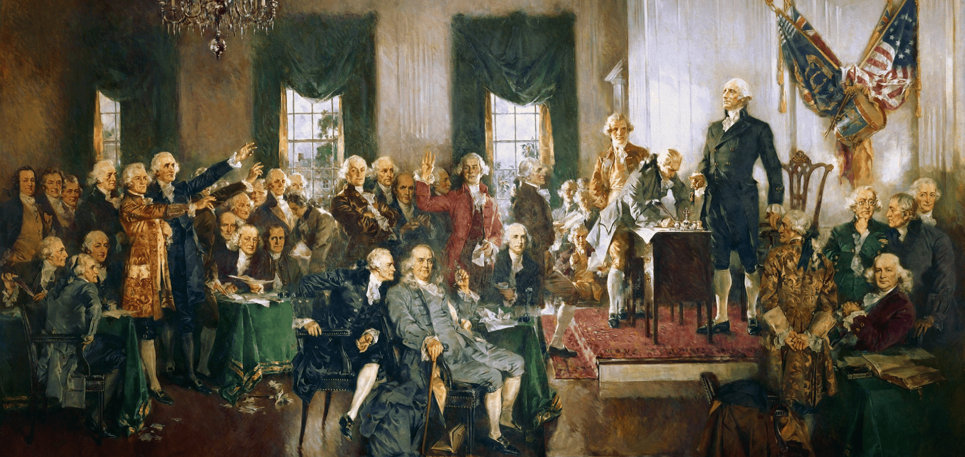 Painting of the Signing of the Constitution