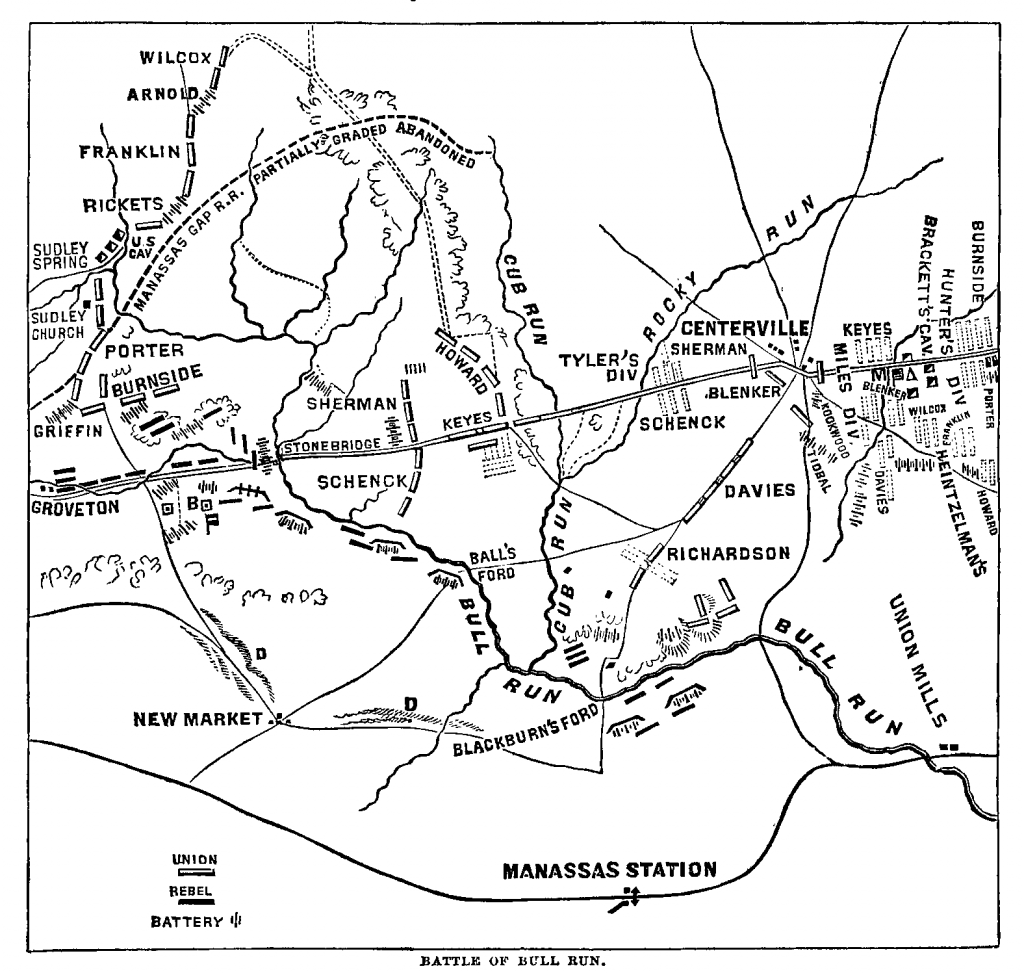 Map showing troop positions. Found in HeinOnline’s Military and Government collection.