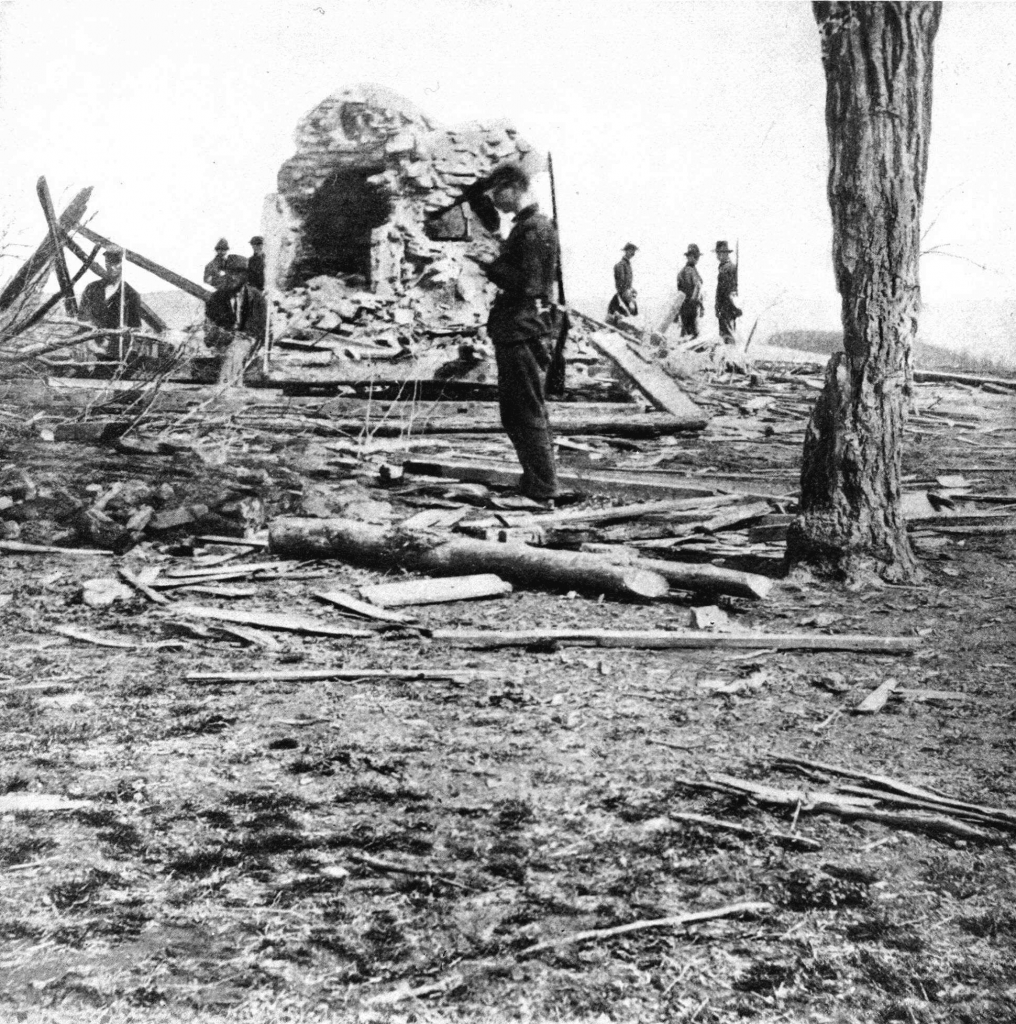 Ruins of Henry Hill, where Judith Henry’s house stood. Found in HeinOnline’s Military and Government collection.