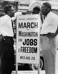 Photo of March on Washington in August 1963
