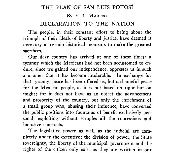 Screenshot of Plan of San Luis de Potosi