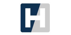 Partically blue H icon