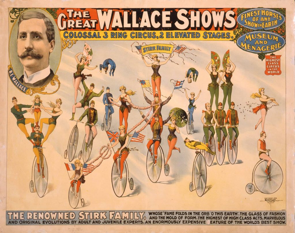 Screenshot of the Great Wallace Shows Poster