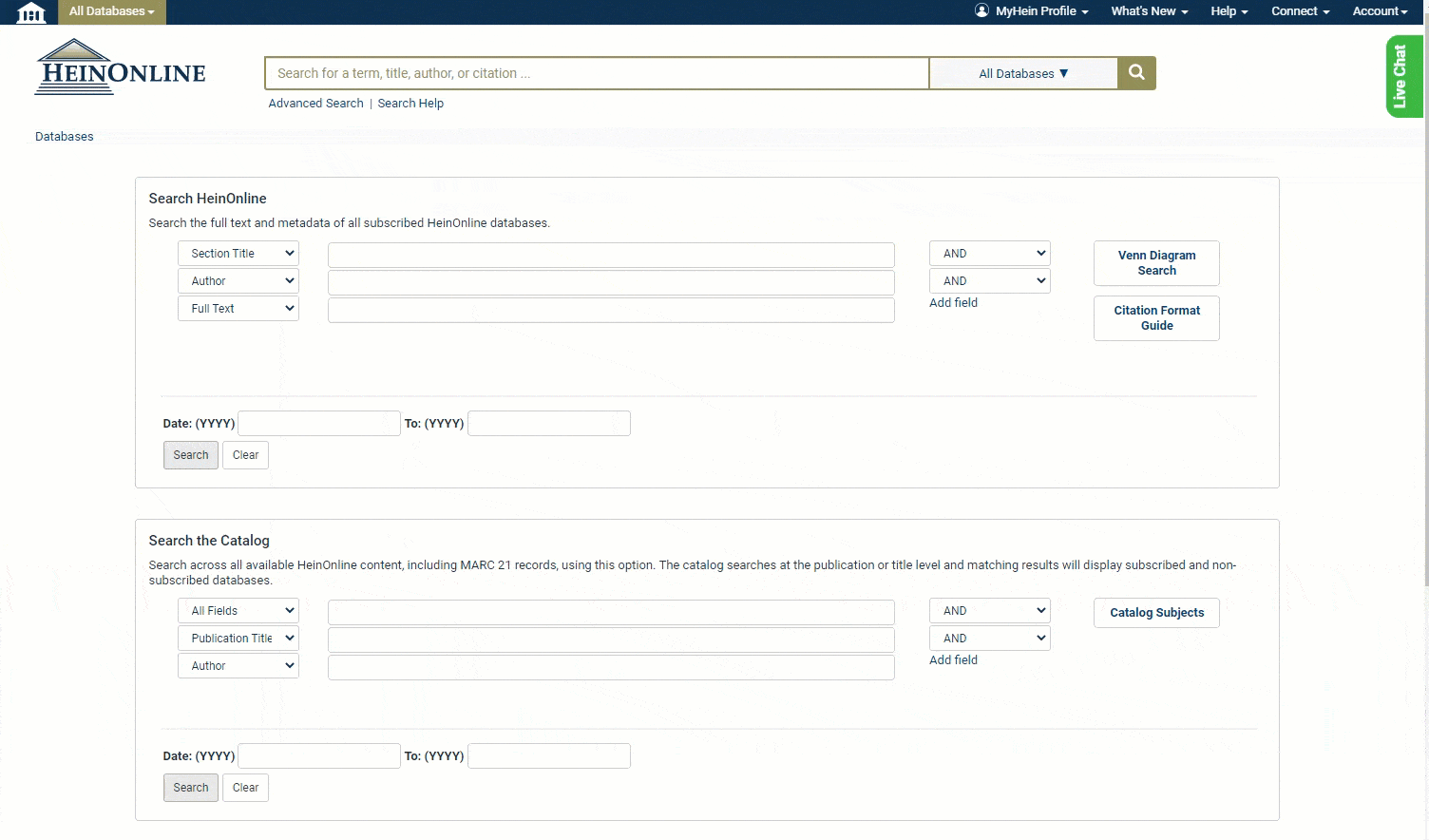 Gif showing how to use the citation format guide tool