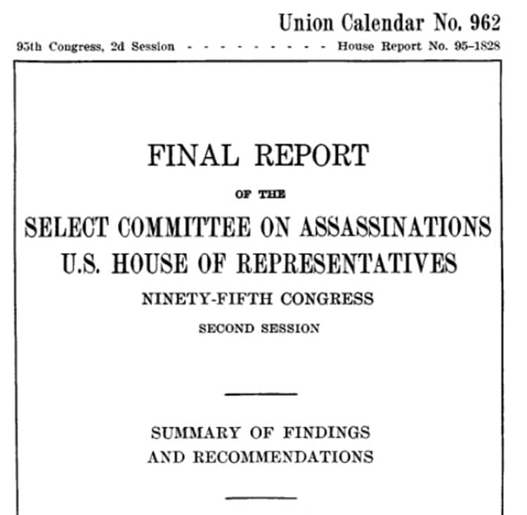 Screenshot of House Report No. 95-1828