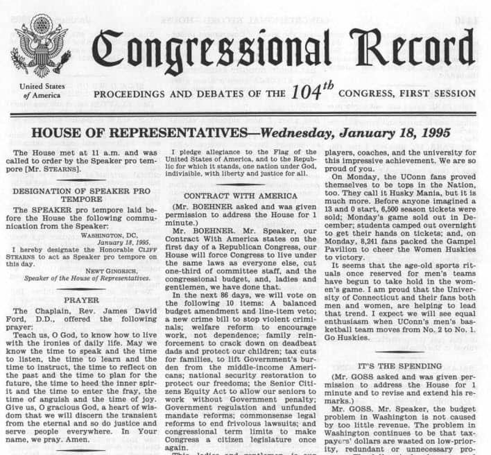 image of Congressional Record