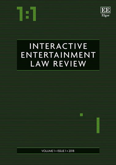 cover of Interactive Entertainment Law Review