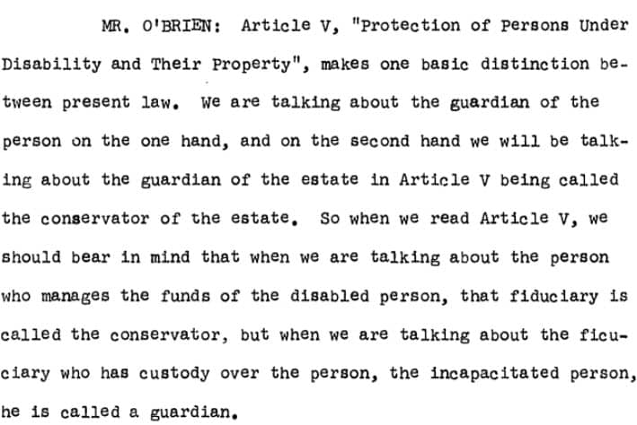 Excerpt from the 1969 revision of the Uniform Probate Code