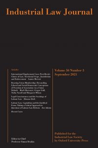 cover of Industrial Law Journal