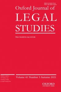 cover of Oxford Journal of Legal Studies