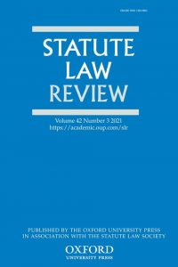 cover of Statute Law Review