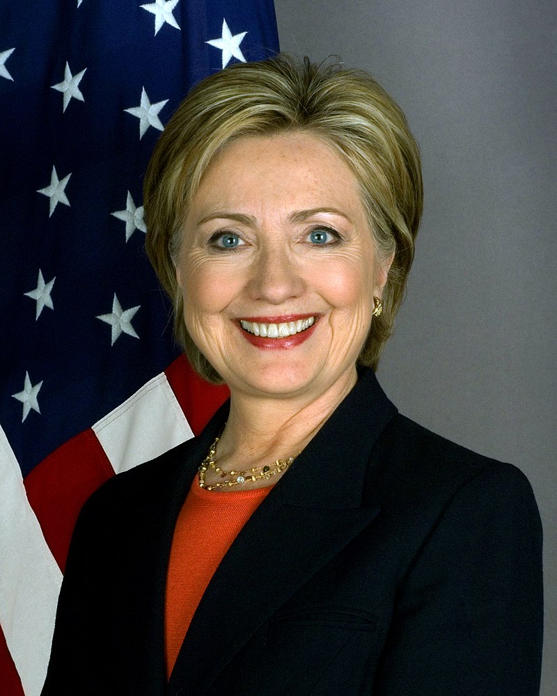 portrait of Hillary Clinton