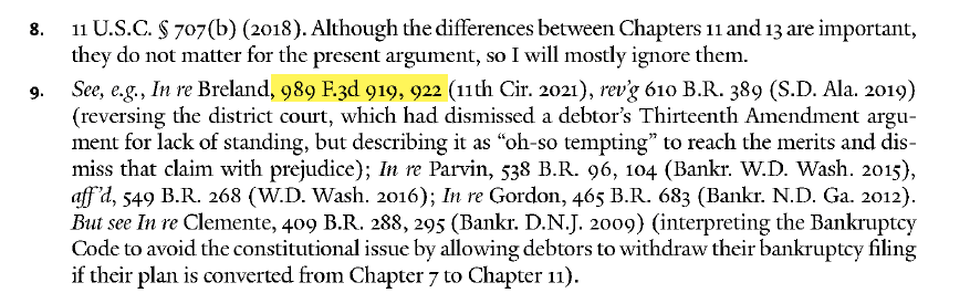 image of a case citation in footnotes