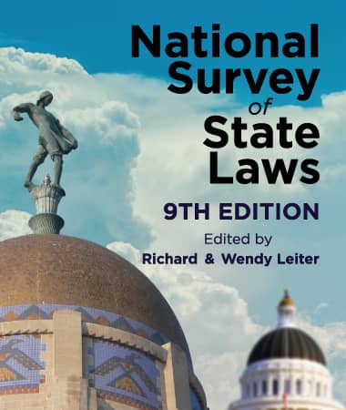 cover of National Survey of State Laws, 9th edition
