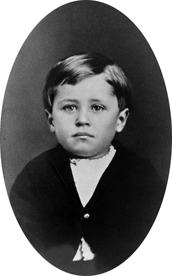 Orville Wright as a child