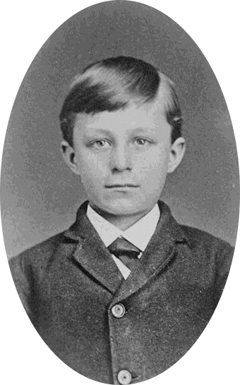 Wilbur Wright as a child