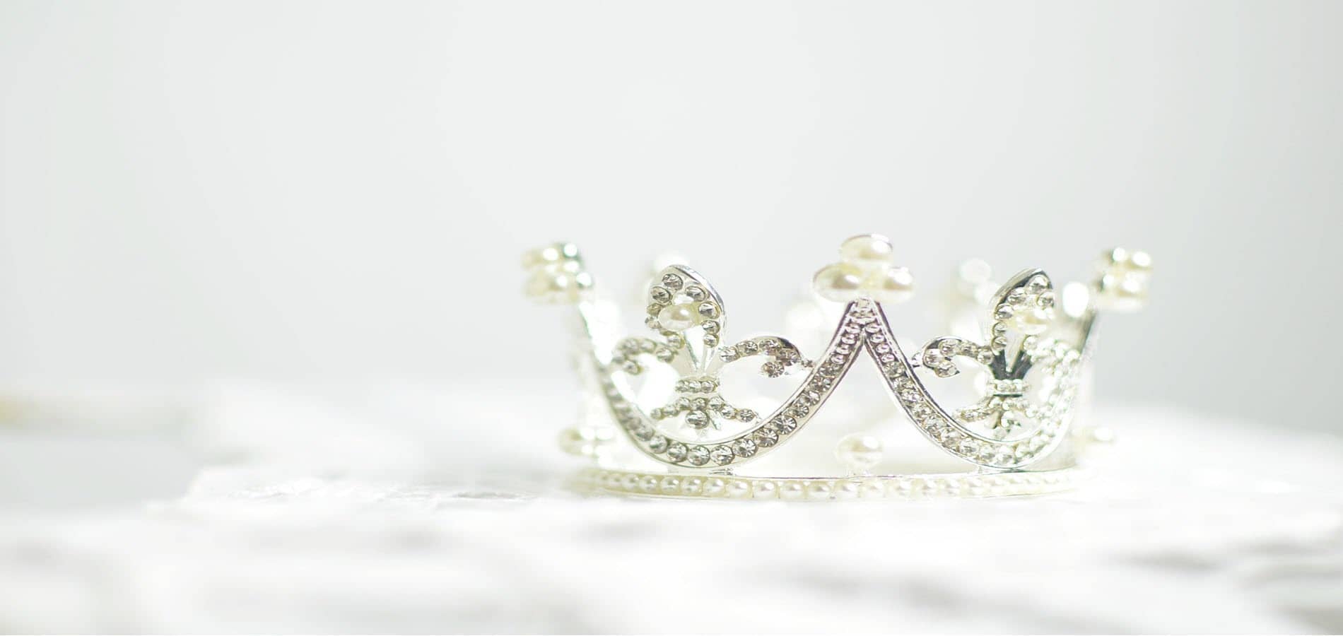 White tiara