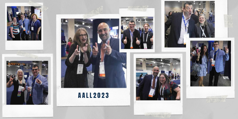 polaroid images taken at AALL 2023