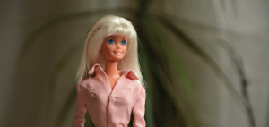 portrait of a Barbie doll