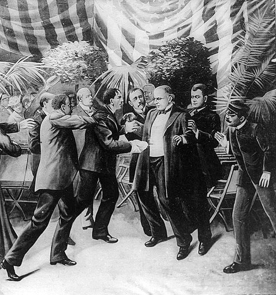 artwork of assassination of William McKinley