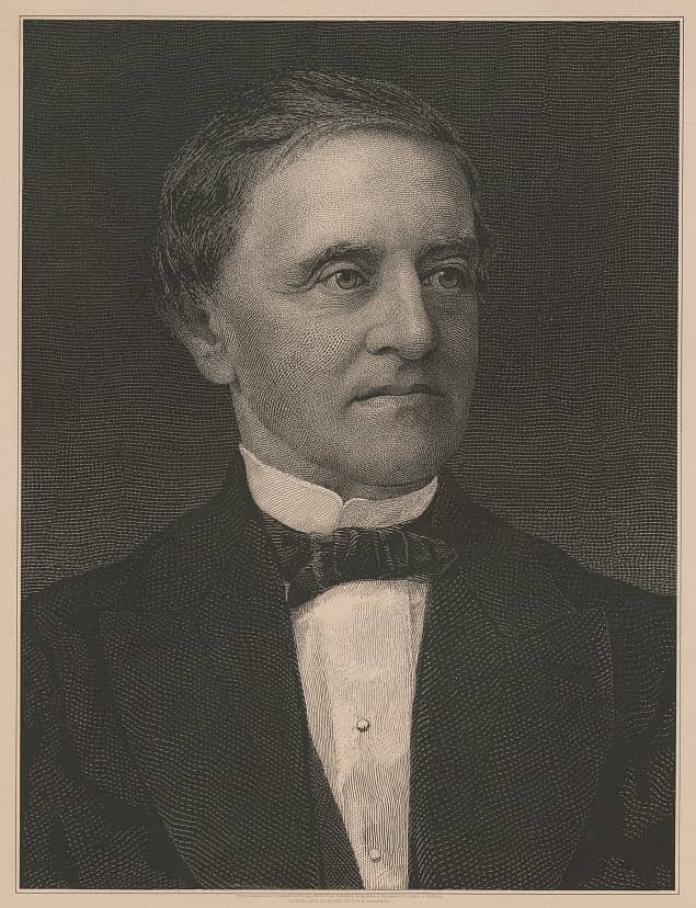 Portrait (etching) of Samuel J. Tilden