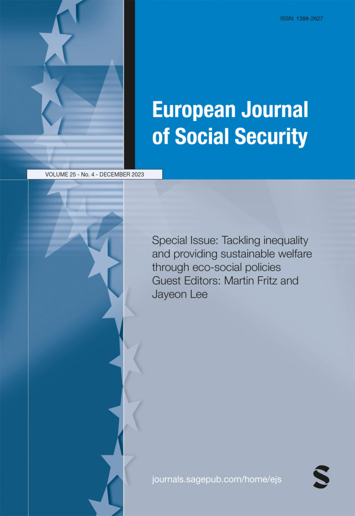 European Journal of Social Security cover