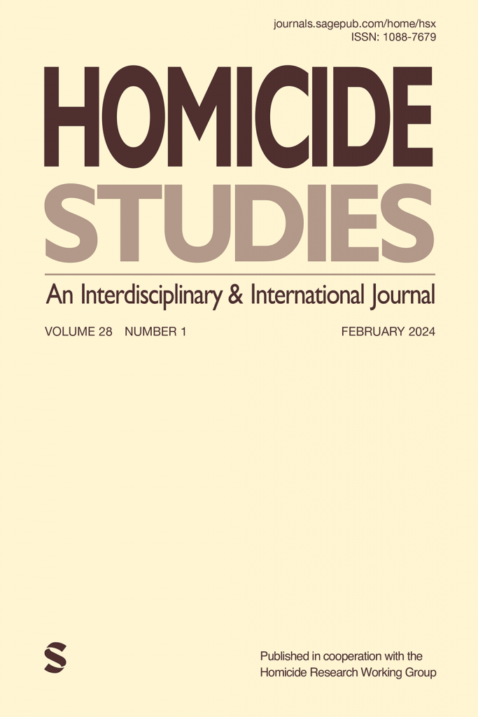 Homicide Studies cover