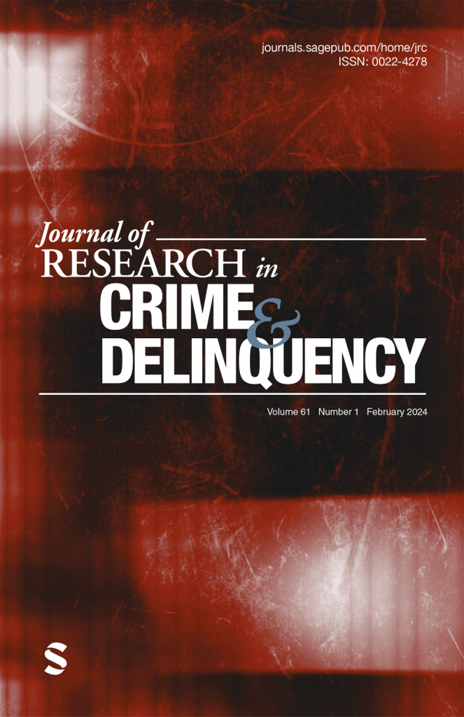 Journal of Research in Crime and Delinquency cover