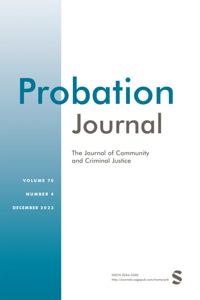 Probation Journal cover