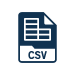icon of a csv file