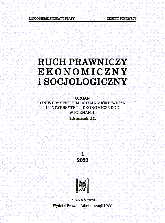 image of Ruch Prawniczy, Ekonomiczny i Socjologiczny title page