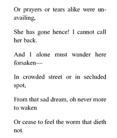 screenshot of a poem written by Melville Weston Fuller