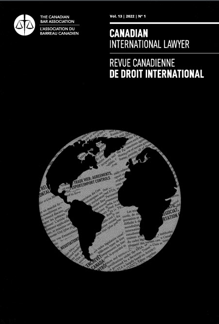 cover of Canadian International Lawyer