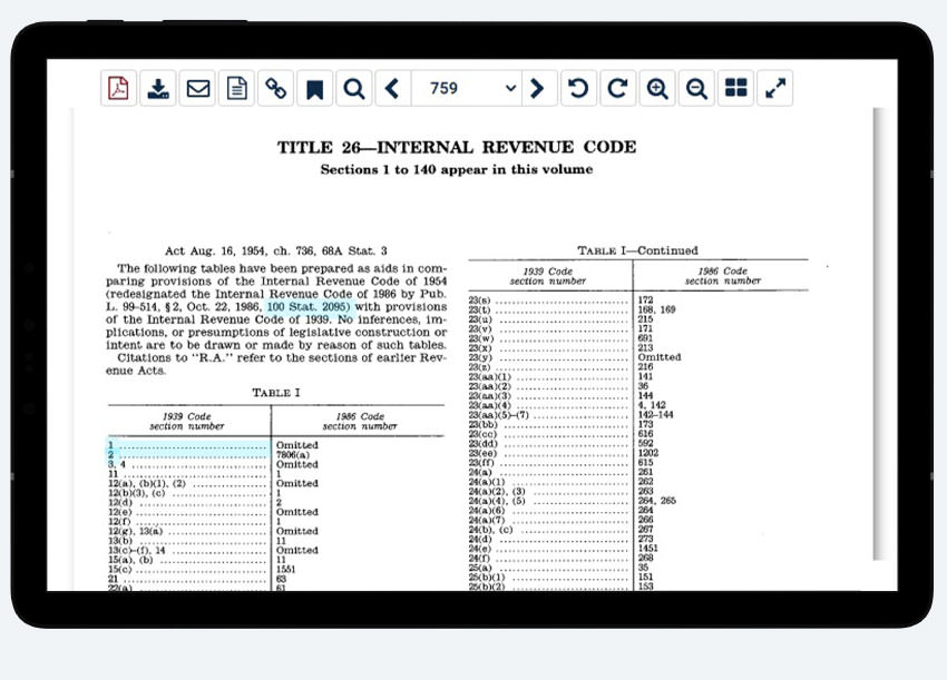 Internal revenue code in HeinOnline's Taxation & Economic Reform in America