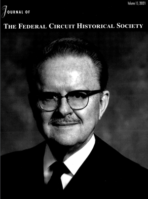 cover of Journal of The Federal Circuit Historical Society