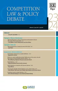 cover of Competition Law & Policy Debate