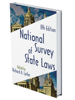 Mock up book cover of National Survey of State Laws, 8th Edition