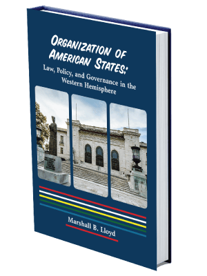 Mock up book cover of Organization or American States