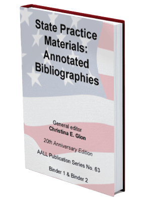 Mock up book cover of State Practice Materials