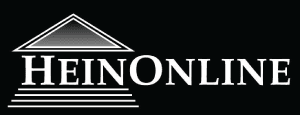 HeinOnline White on Black Logo