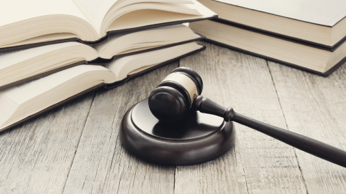 image of books and gavel